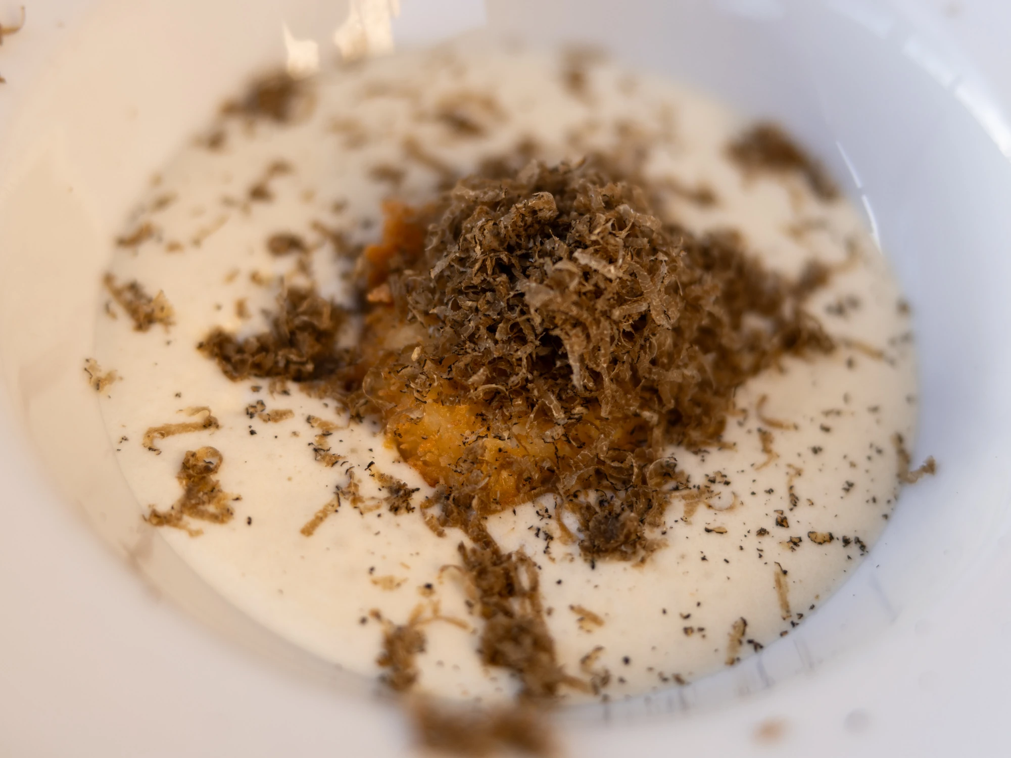 Uovo fritto tartufo